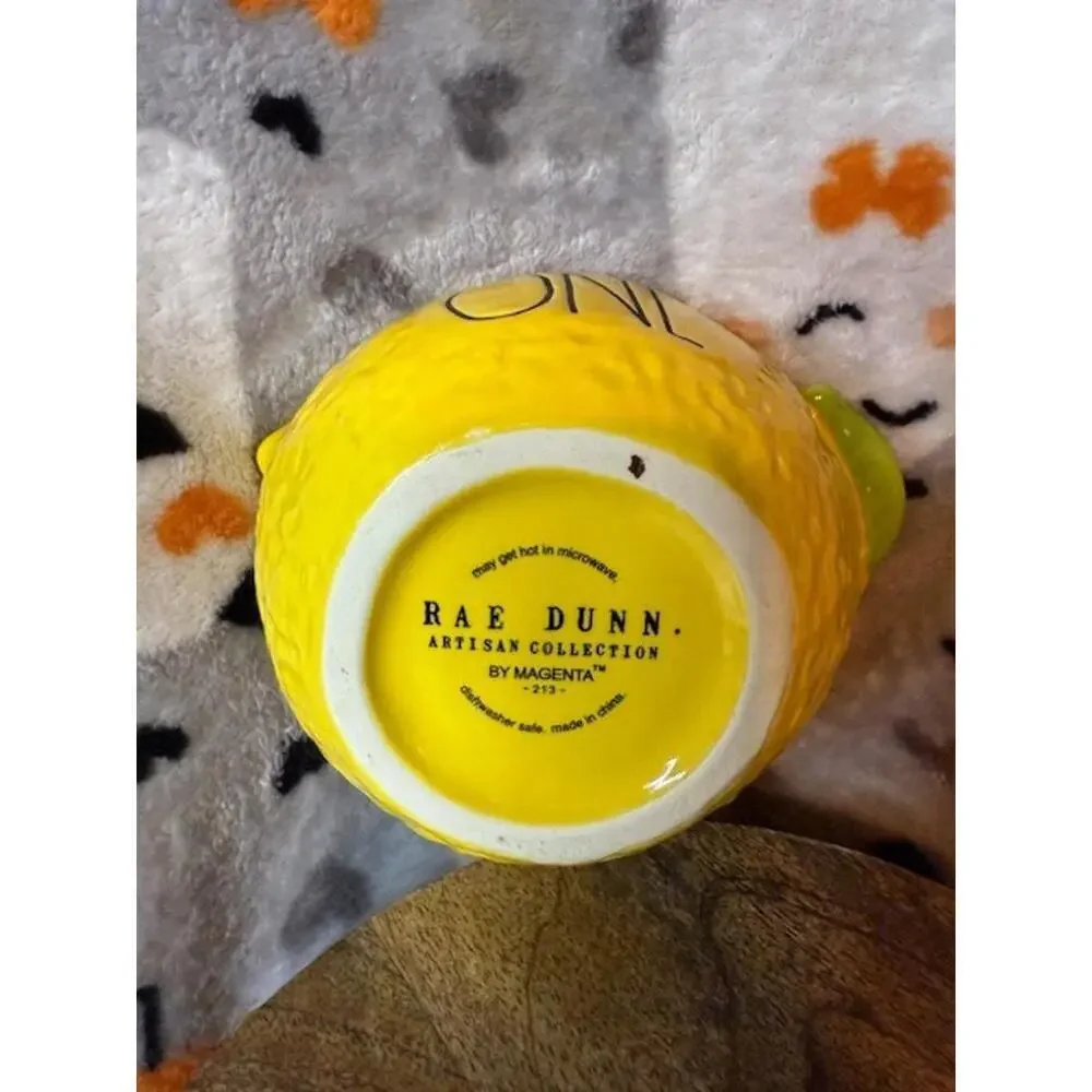 Lemon Measuring Cups Set of 4 | Yellow Ceramic Farmhouse Kitchen Decor | NWT